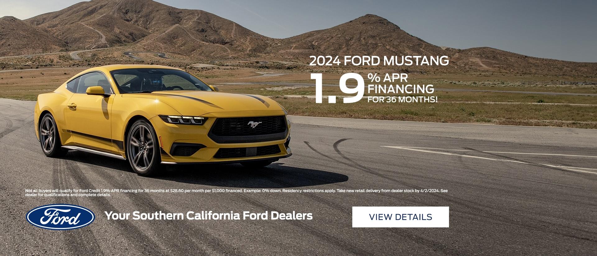 2023 Ford Mustang Purchase Offer | Southern California Ford Dealers